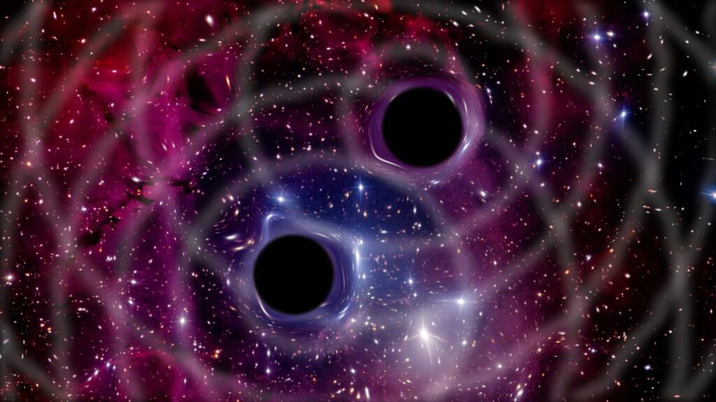 Em 2015, os cientistas detectaram ondas gravitacionais pela primeira vez.