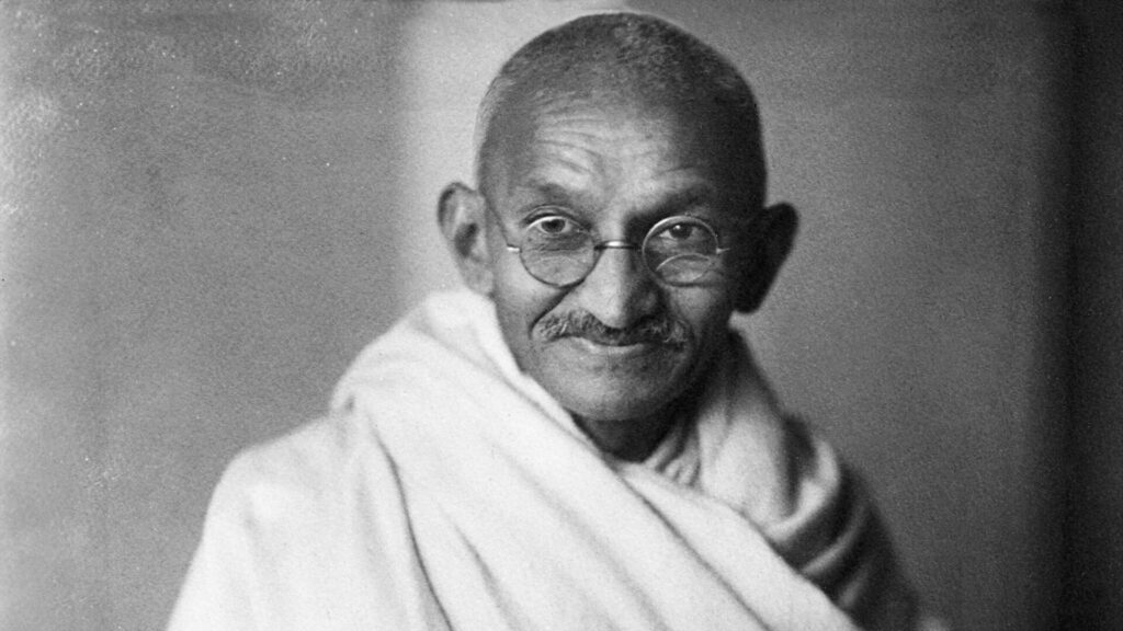 Mahatma Gandhi é uma figura importante na Índia.