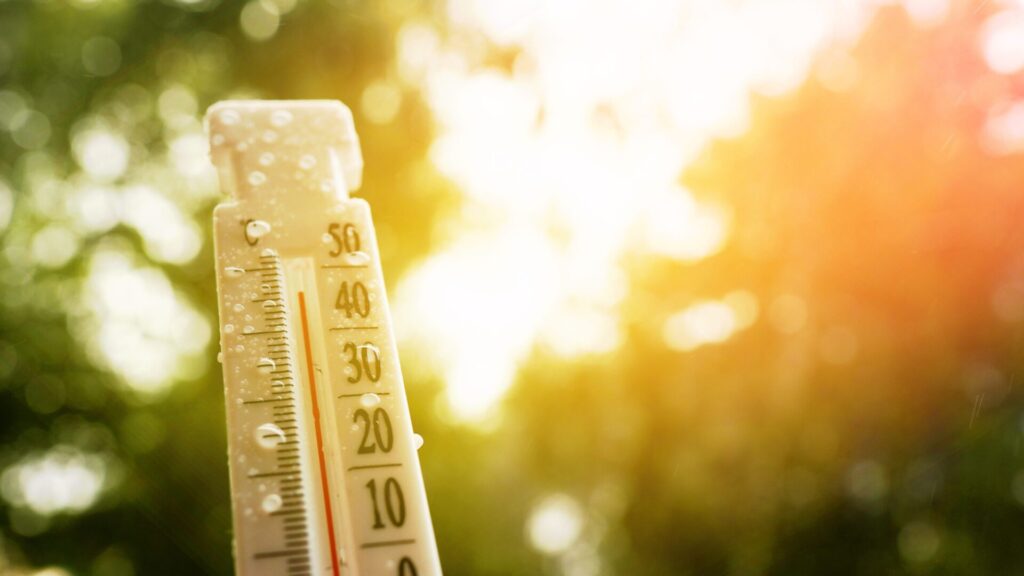 O aumento das temperaturas é um dos grandes desafios da mudança climática.