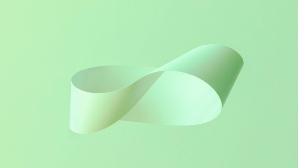 A faixa de Möbius é um símbolo do infinito.