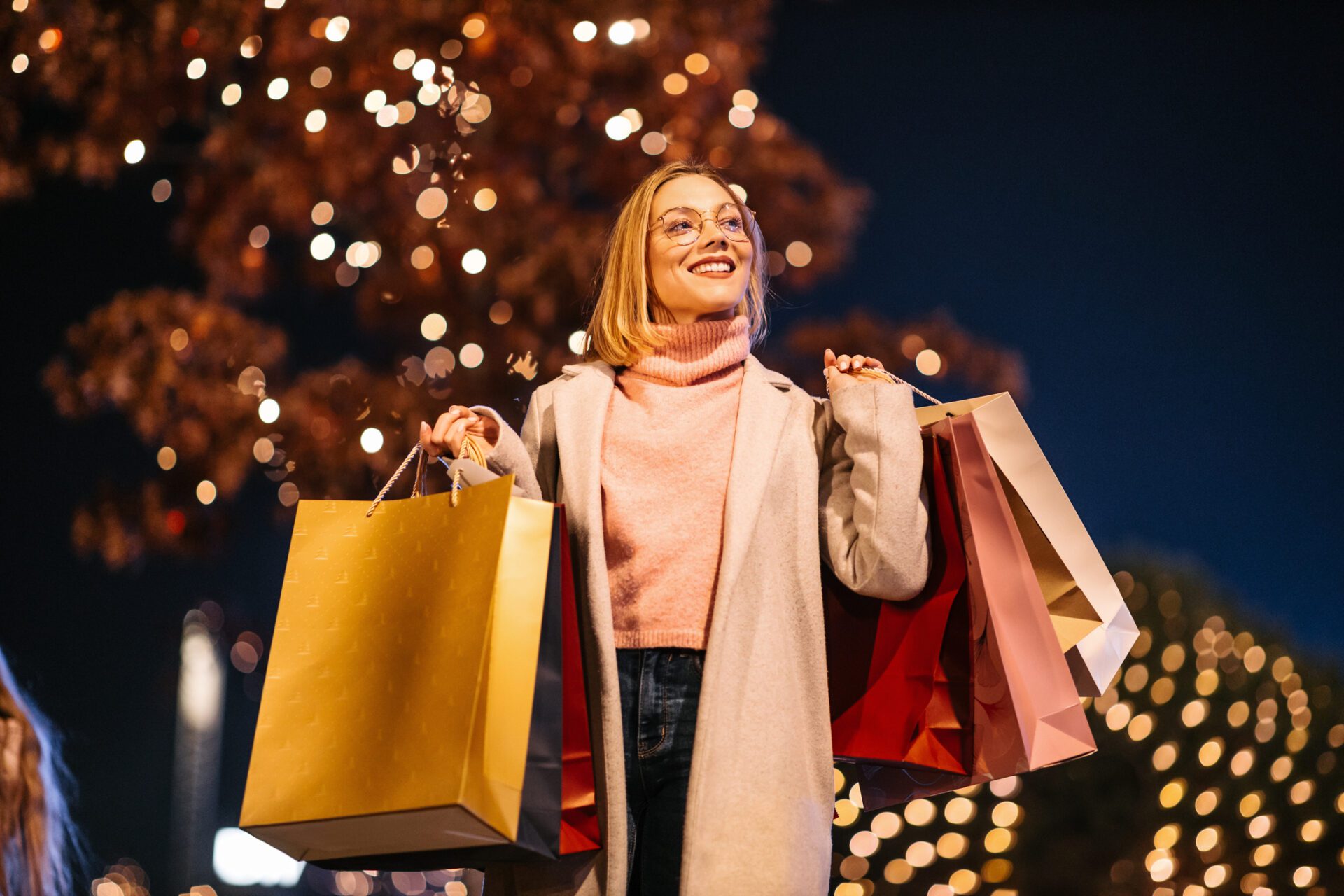 A Black Friday provoca um frenesi de compras.