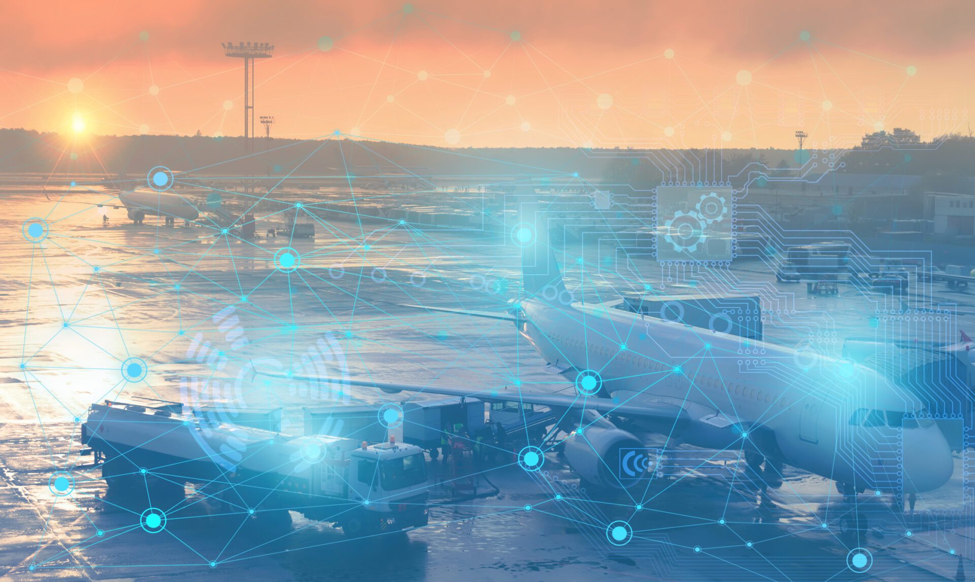 O transporte aéreo é uma rede complexa de trabalho para muitas pessoas.