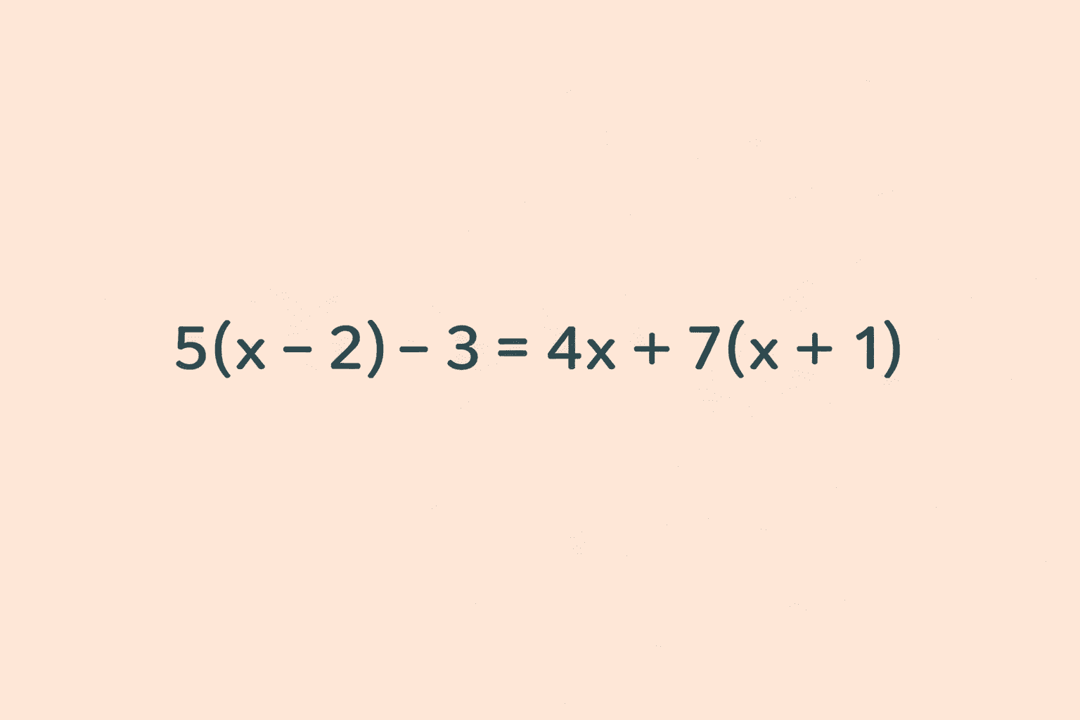 Calcule o exemplo.