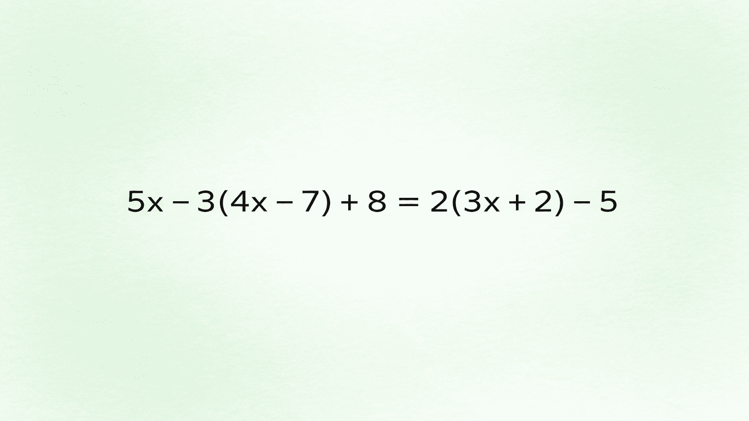 Calcule o exemplo.