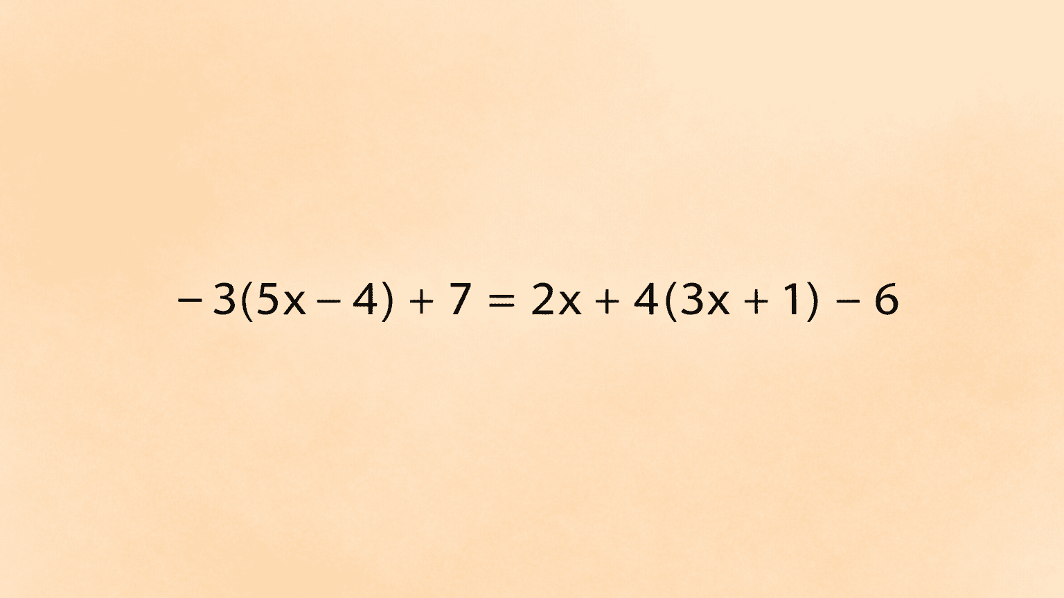 Calcule o exemplo.